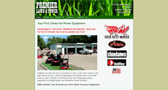 Desktop Screenshot of premierlawnandpower.com